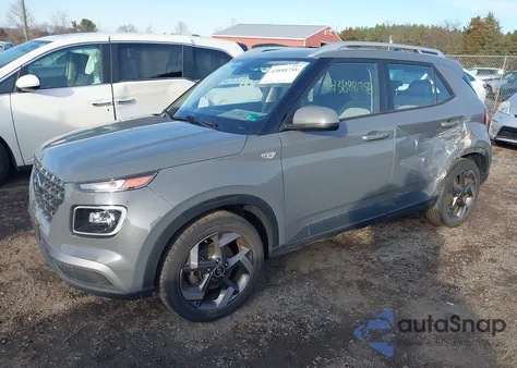 2021 Hyundai Venue Sel из США, поврежденный, VIN KMHRC8A36MU083367